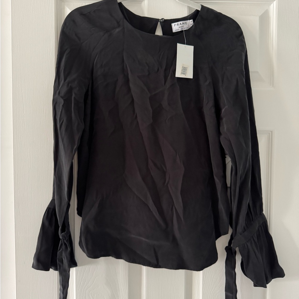Frame silk top - Picture 2 of 4